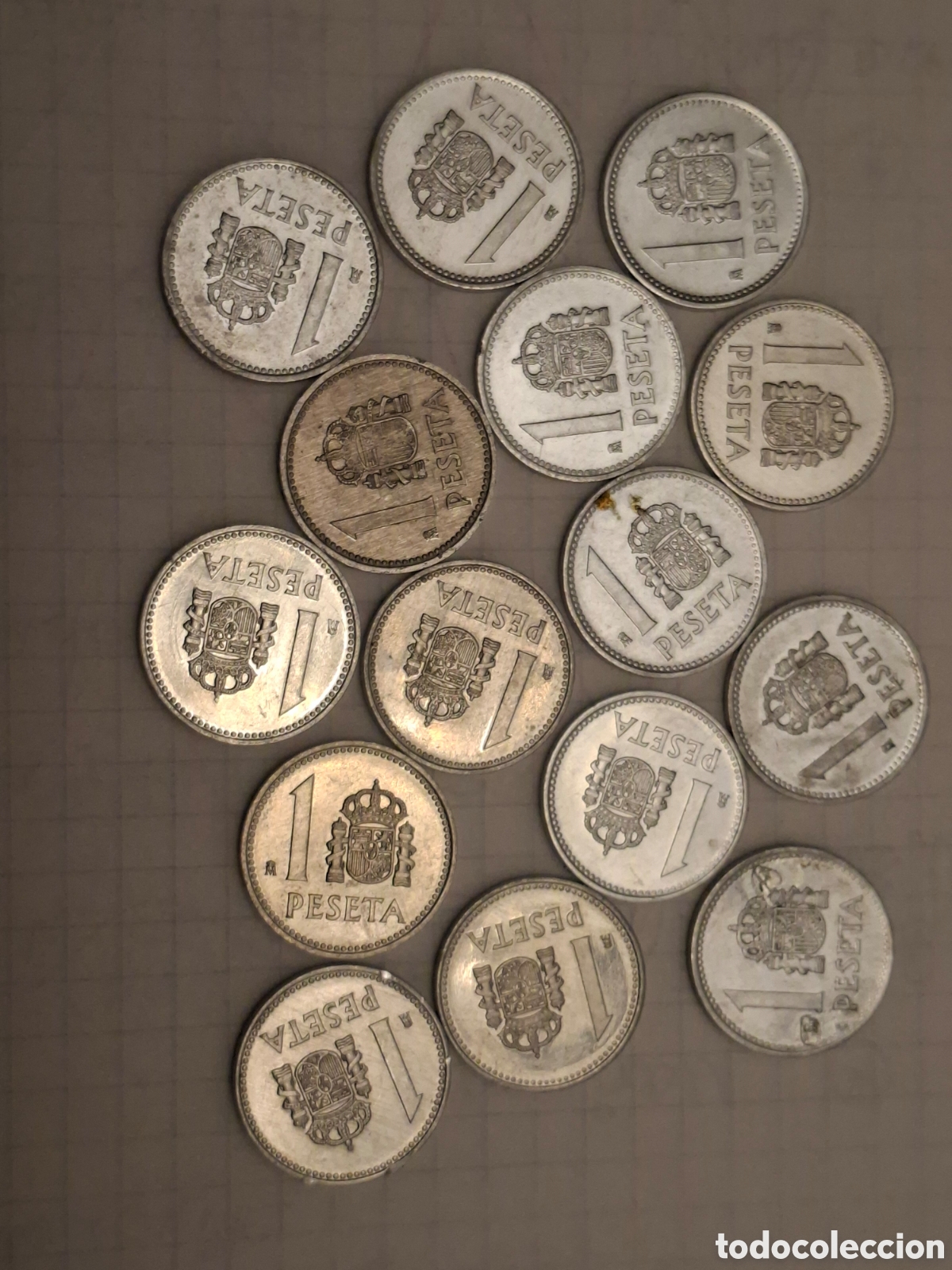 Monedas Juan Carlos I: 15 MONEDAS DE 1 PESETA, 1984 - 1988