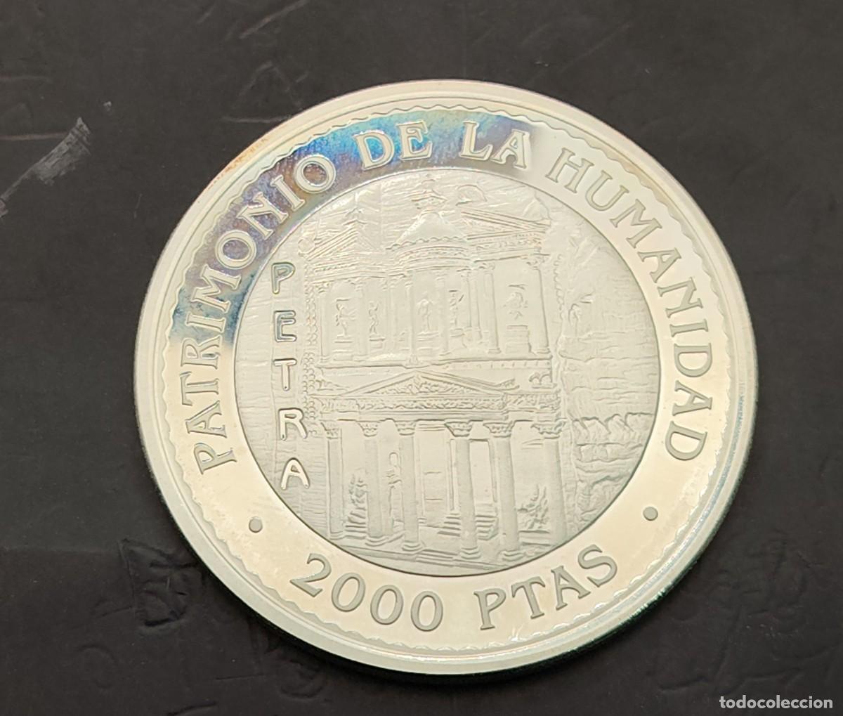 Monedas Juan Carlos I: ESPA&Ntilde;A A&Ntilde;O 1997 , 2.000 PTAS PLATA (925) PATRIMONIO DE LA HUMANIDAD &rdquo; PETRA &rdquo;