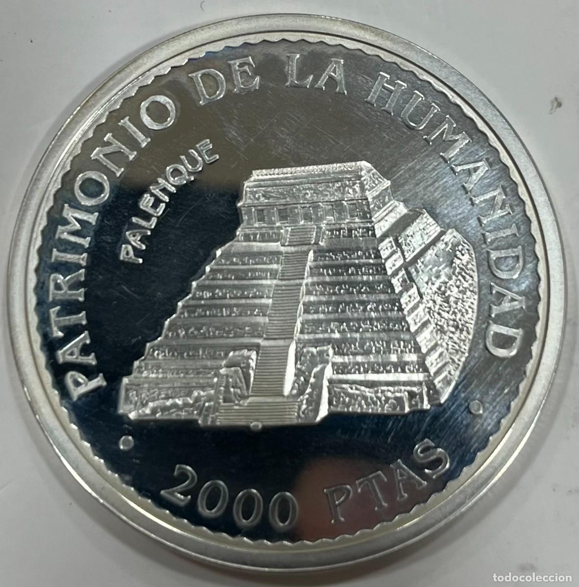 Monedas Juan Carlos I: ESPA&Ntilde;A , A&Ntilde;O 1996 , 2000PTAS (925) , PESO 27GR