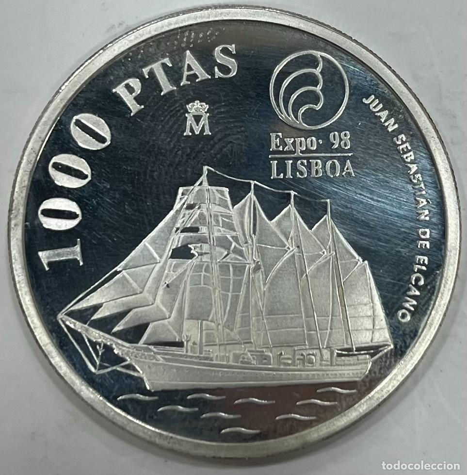 Monedas Juan Carlos I: ESPA&Ntilde;A , A&Ntilde;O 1998 , 1000 PTAS DE PLATA , PESO 13,50