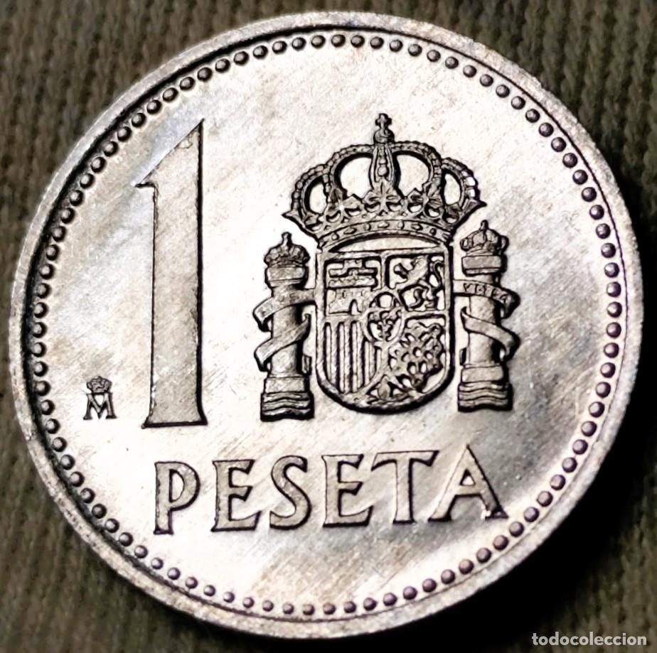 Monedas Juan Carlos I: Espa&ntilde;a 1 Peseta 1982 M Coronada, UNC Lote 2551