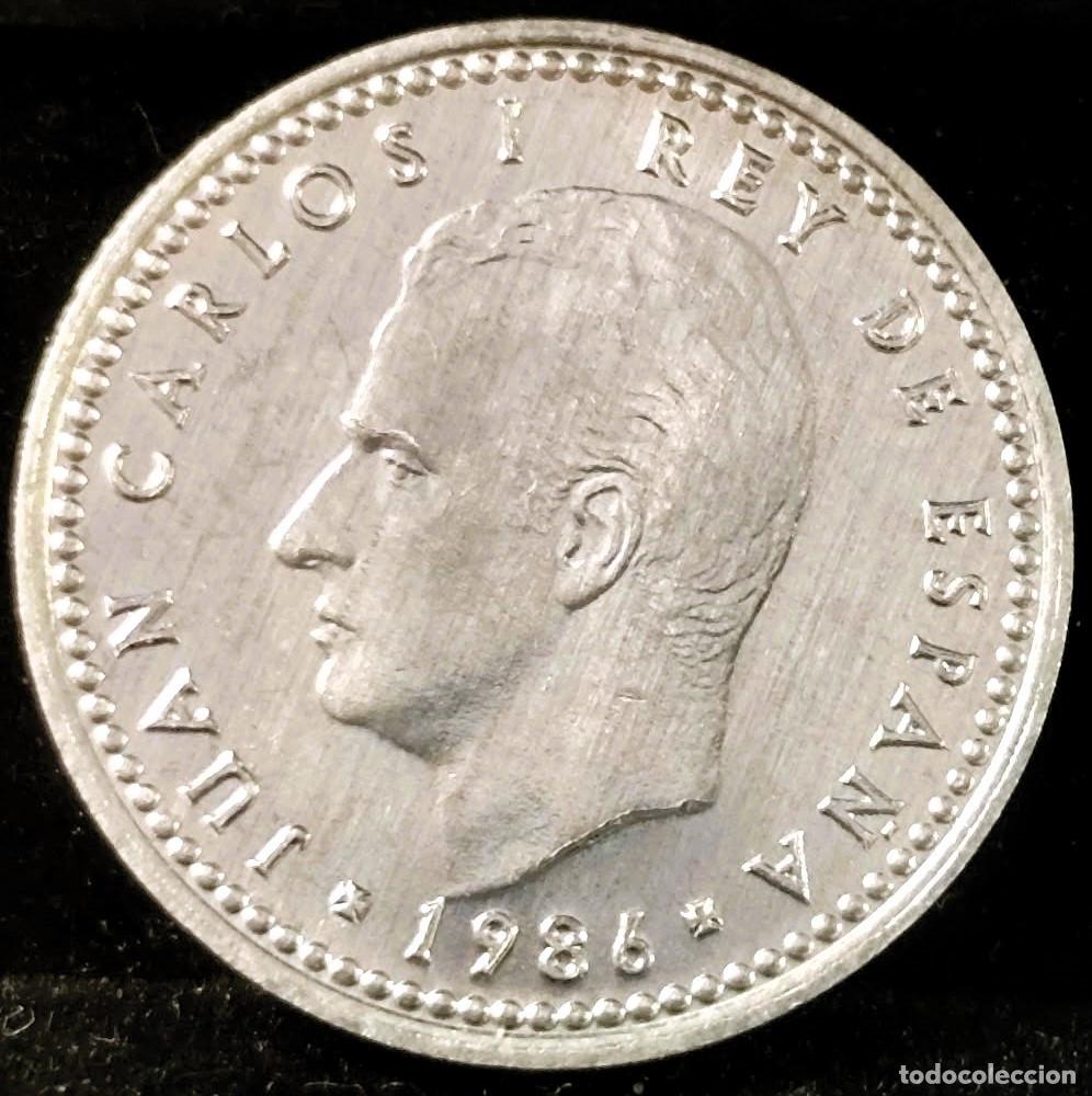 Monedas Juan Carlos I: Espa&ntilde;a 1 Peseta 1986 M Coronada , UNC Lote 2556