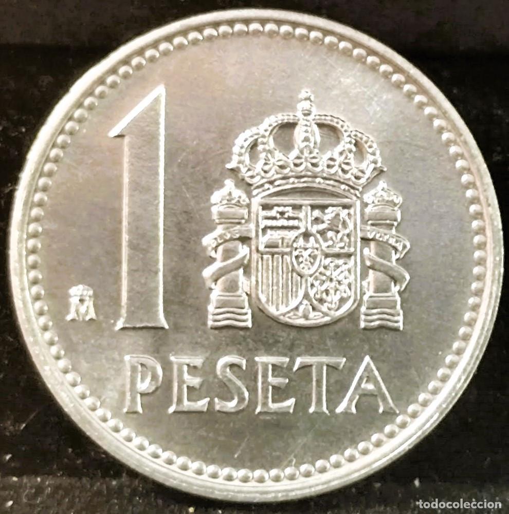 M&uuml;nzen unter Juan Carlos I: Espa&ntilde;a 1 Peseta 1988 M Coronada , UNC Lote 2561