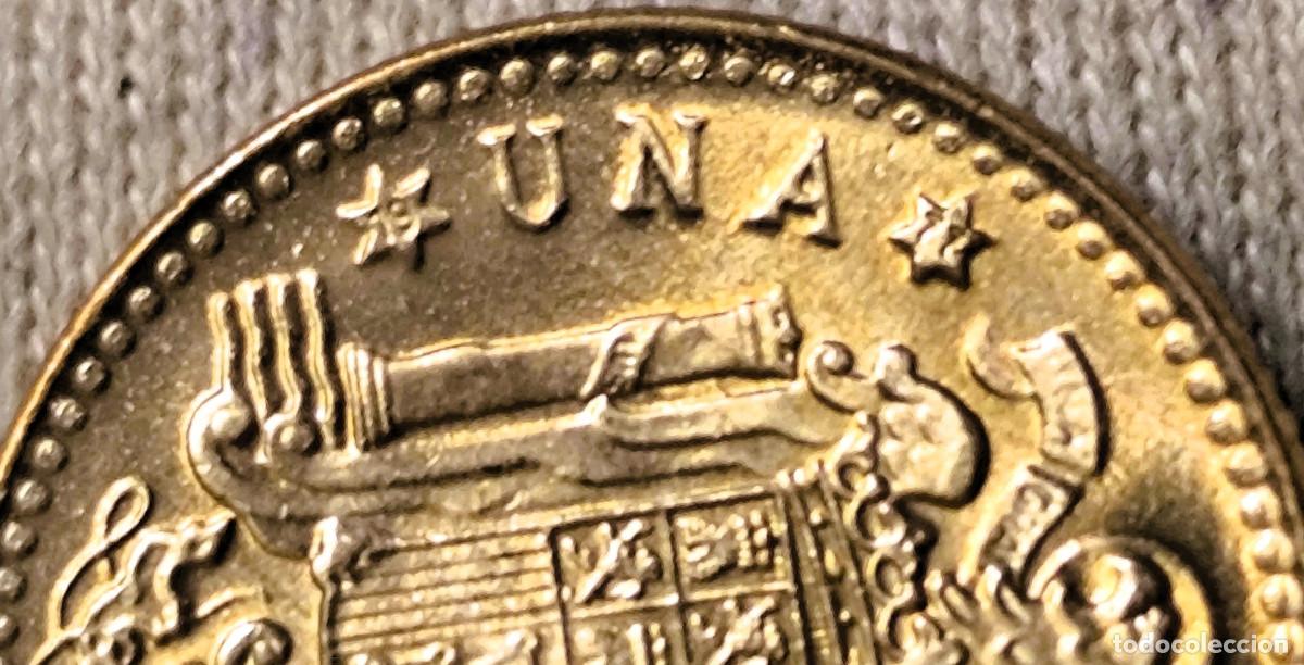 Moedas Juan Carlos I: Espa&ntilde;a 1 Peseta 1975*(19-77), UNC Lote 2564