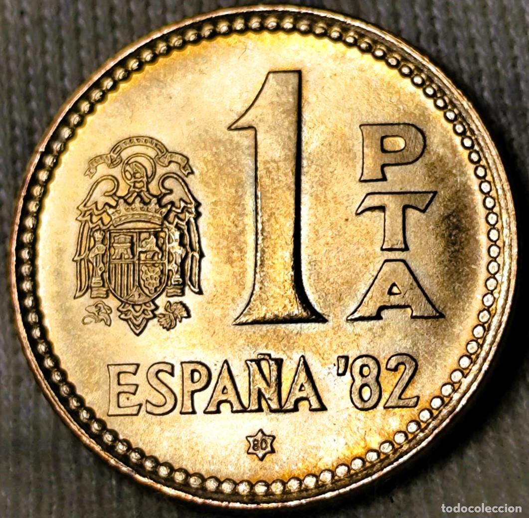 Monedas Juan Carlos I: Espa&ntilde;a 1 Peseta 1980*(80),UNC F&uacute;tbol - Lote 2572