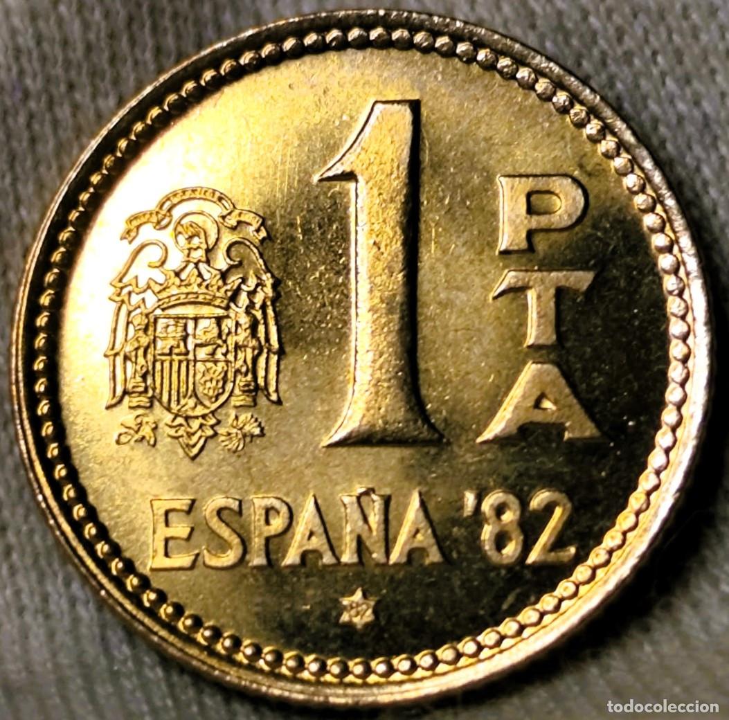 Monedas Juan Carlos I: Espa&ntilde;a 1 Peseta 1980*(82),UNC F&uacute;tbol - Lote 2577