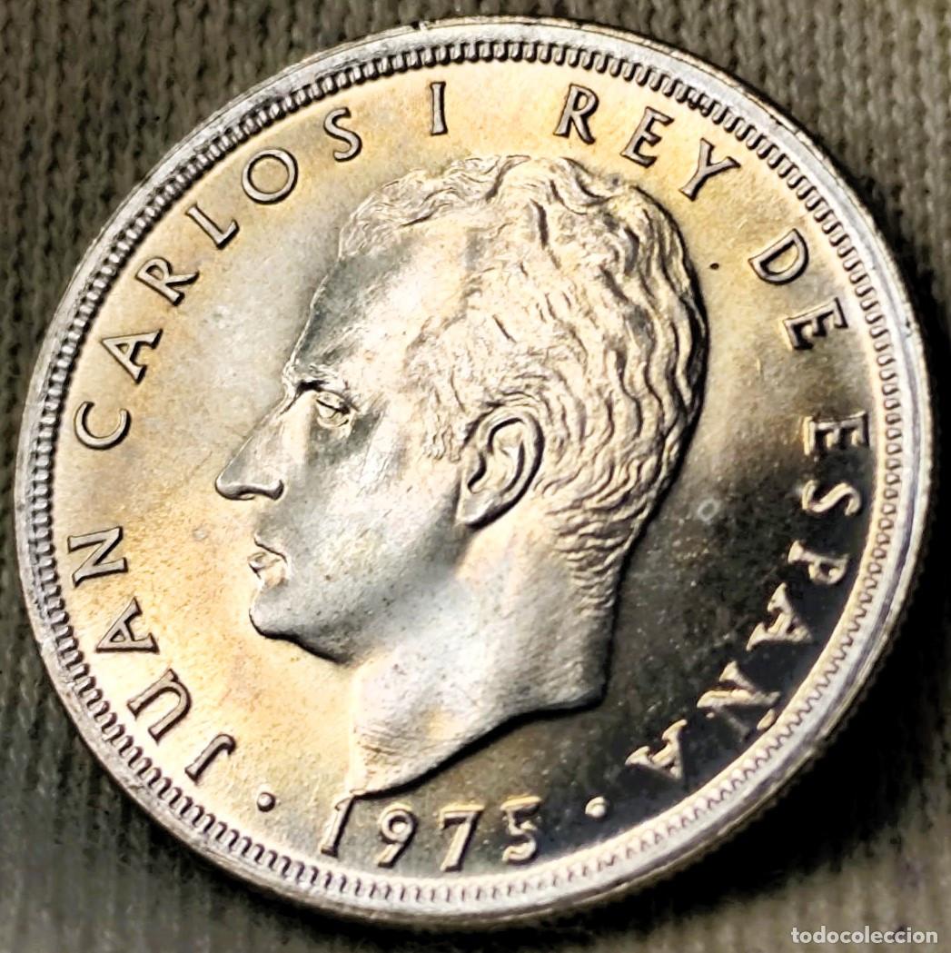 Coins Juan Carlos I: Espa&ntilde;a 5 Pesetas 1975*(76), UNC Juan Carlos I Lote 2588