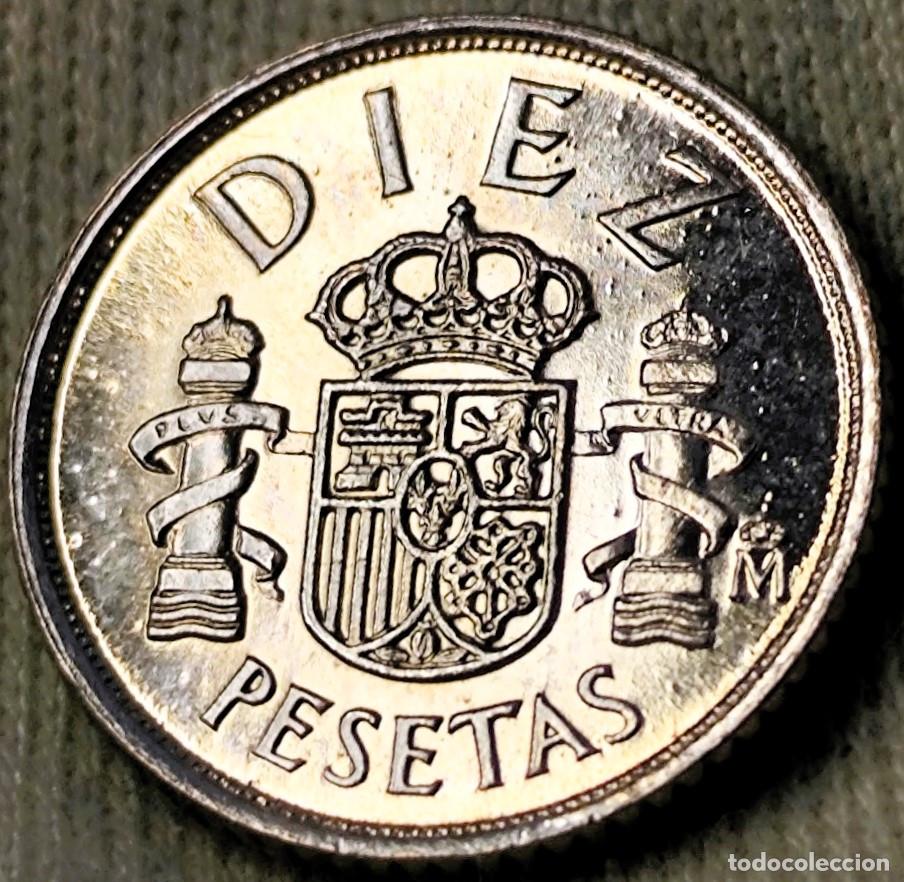 Moedas Juan Carlos I: Espa&ntilde;a 10 Pesetas 1985 Coronada, UNC Juan Carlos I Lote 2587