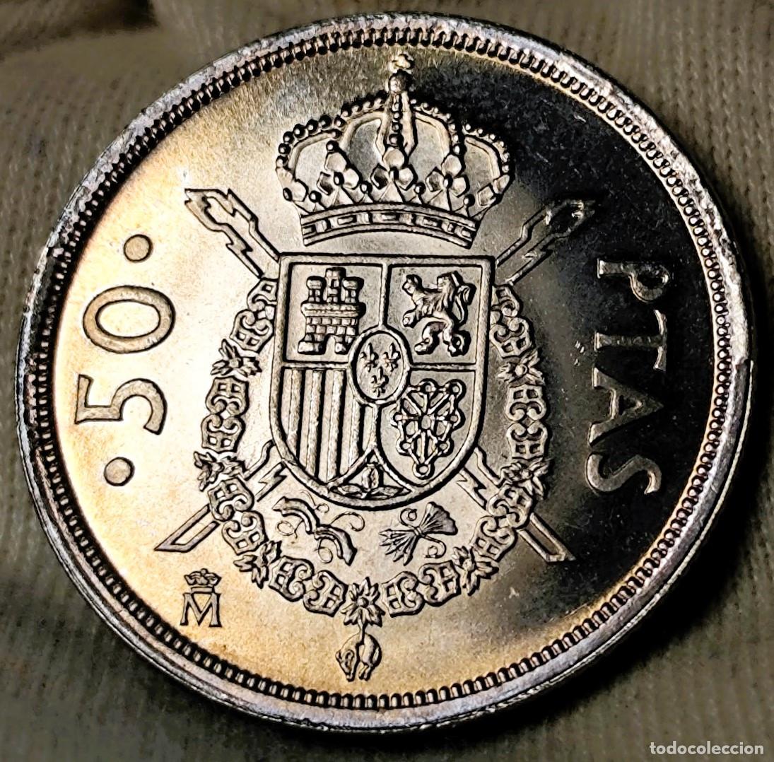 Monnaies Juan Carlos I: Espa&ntilde;a 50 Pesetas 1982 Coronada, UNC Juan Carlos I Lote 2579