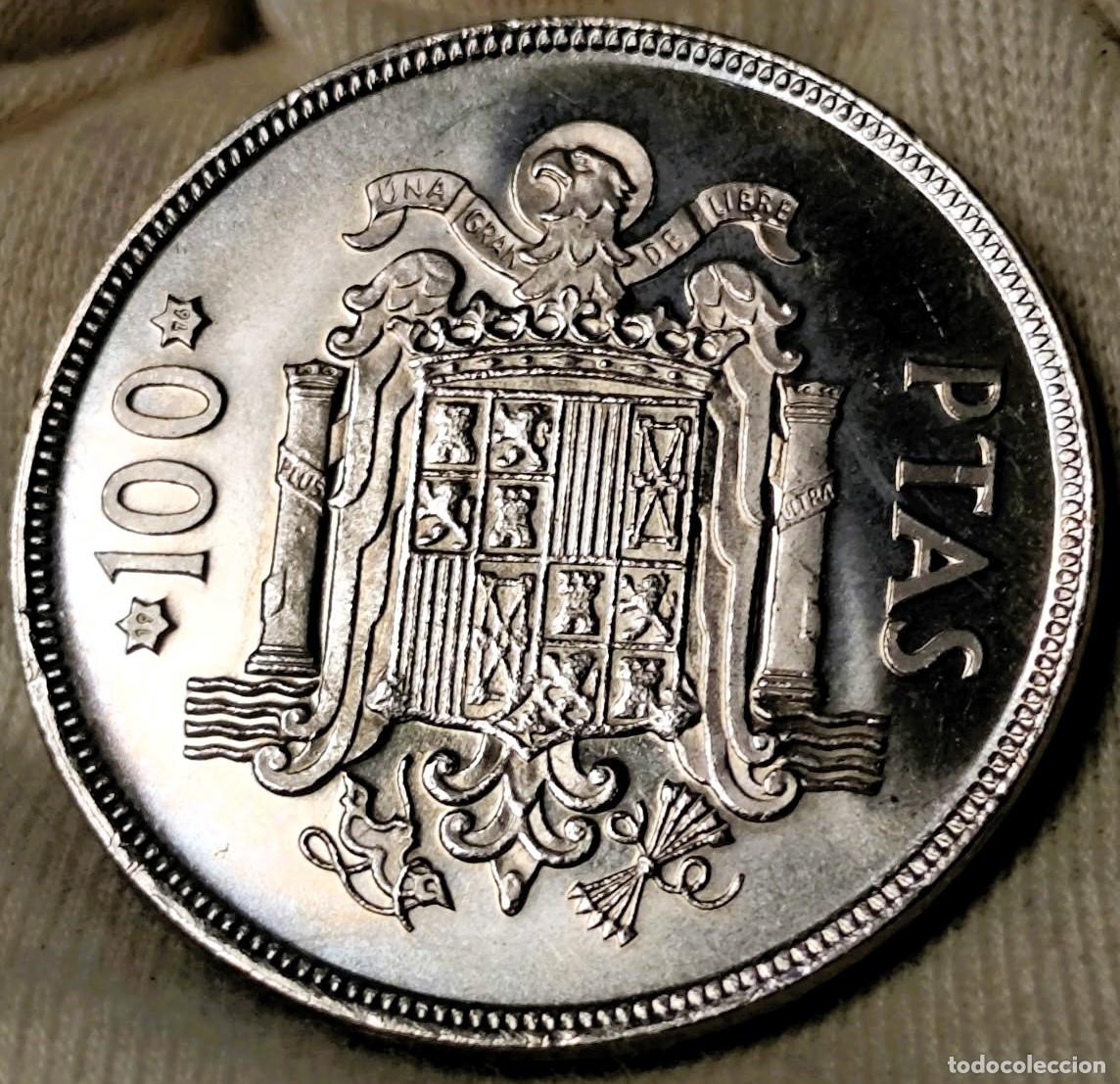 Monnaies Juan Carlos I: Espa&ntilde;a 100 Pesetas 1975 *19-76 &Aacute;guila, UNC Juan Carlos I Lote 2578