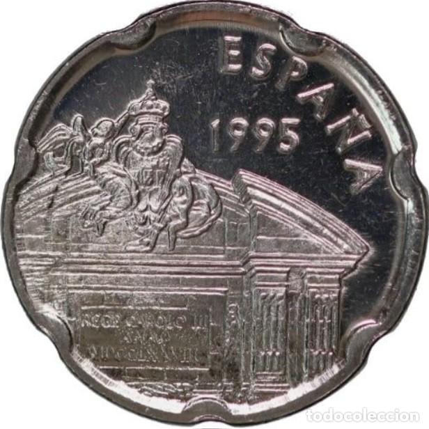 Monedas Juan Carlos I: Espa&ntilde;a, 50 Pesetas 1995 &rdquo;Madrid: Puerta de Alcala'' SIN CIRCULAR (procedente de bolsa original).