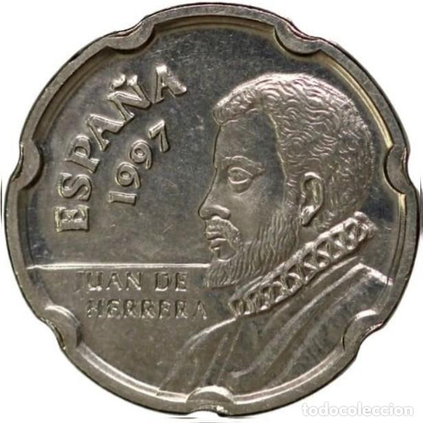 Monedas Juan Carlos I: Espa&ntilde;a, 50 Pesetas 1997 &rdquo;Juan de Herrera'' SIN CIRCULAR (procedente de bolsa original).