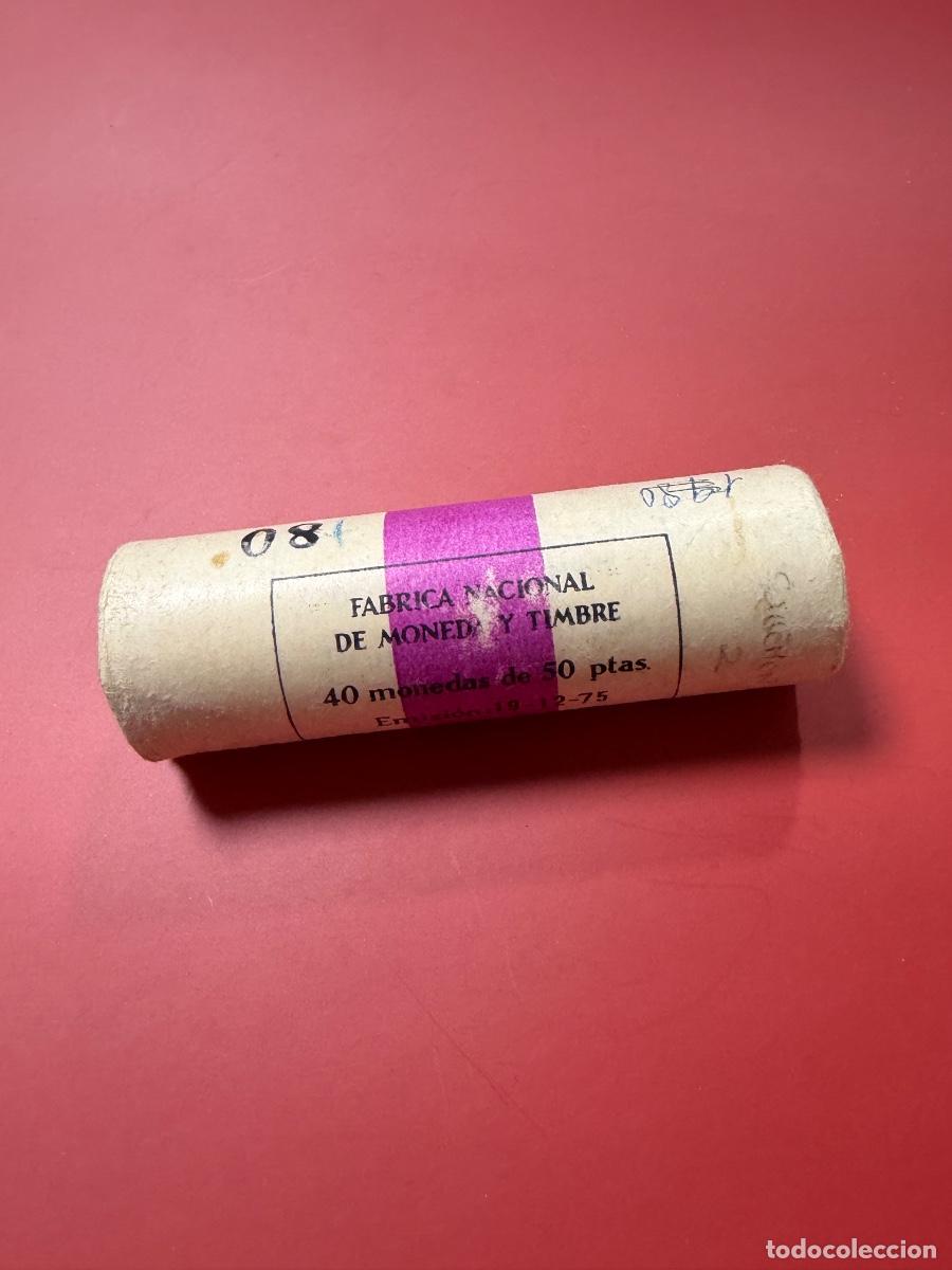 Monedas Juan Carlos I: CARTUCHO DE MONEDAS DE 50 PESETAS DE ESPA&Ntilde;A DE 1980 ESTRELLA 82. VER FOTOS