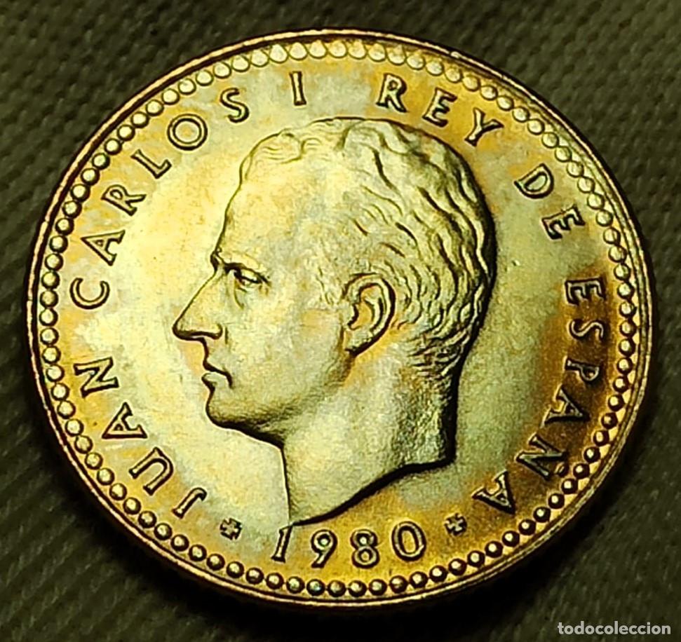 Monedas Juan Carlos I: Espa&ntilde;a 1 Pesetas Juan Carlos I 1980-80 Sin Circular Lote 10001