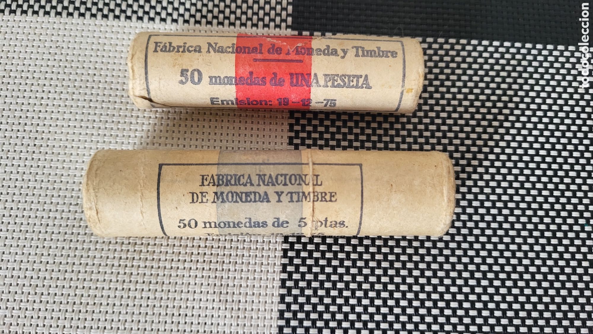 Monedas Juan Carlos I: Cartuchos monedas pesetas Espa&ntilde;olas