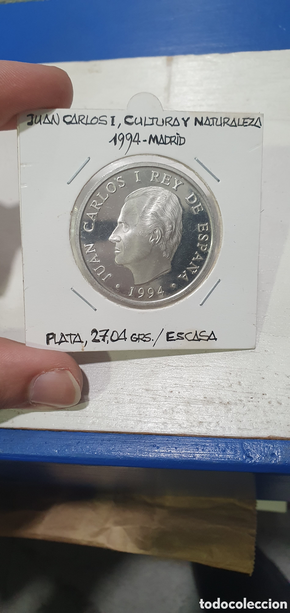 Monedas Juan Carlos I: SALIDA 0.01&euro;. 2000 Ptas. Cultura y Naturaleza. 1994. Plata. (L57)