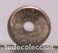Monnaies Juan Carlos I: MONEDA DEL REY J.C. DE 25 PTAS. CON AGUJERO