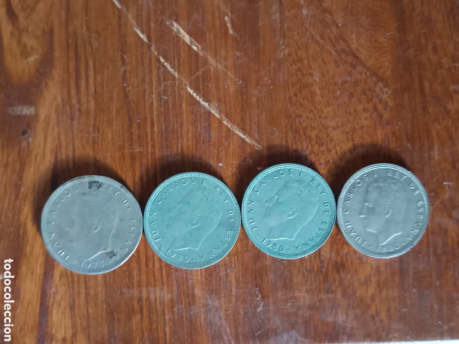 Monnaies Juan Carlos I: Cuatro monedas Juan Carlos I, 50 pesetas