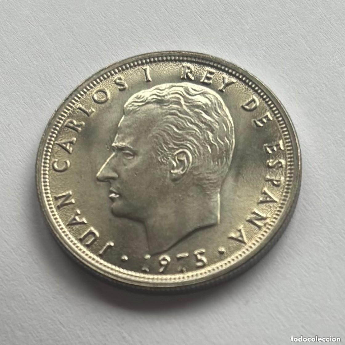 Moedas Juan Carlos I: MONEDA DE 5 PESETAS JUAN CARLOS I 1975 ESTRELLA 77 SIN CIRCULAR