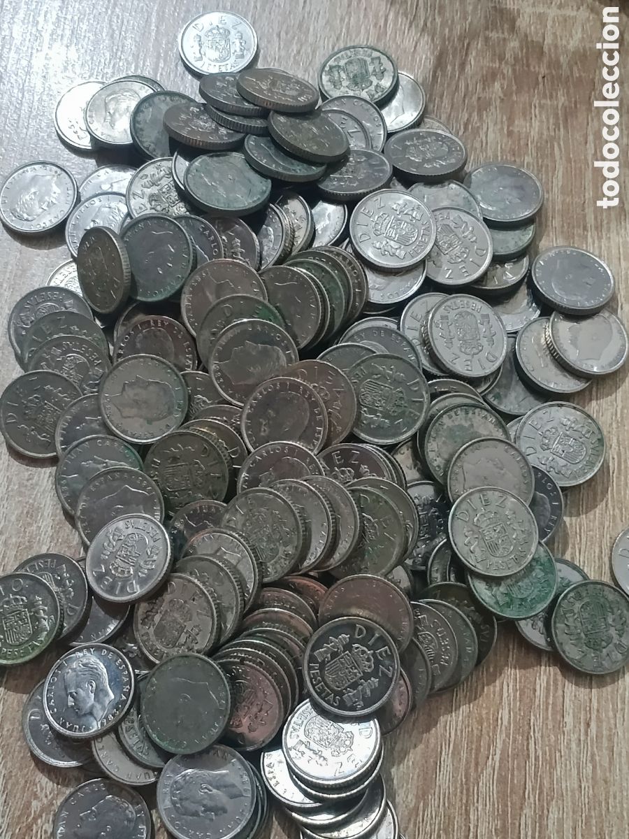 Monete Juan Carlos I: 200 monedas de 10 pesetas Juan Carlos I 1983