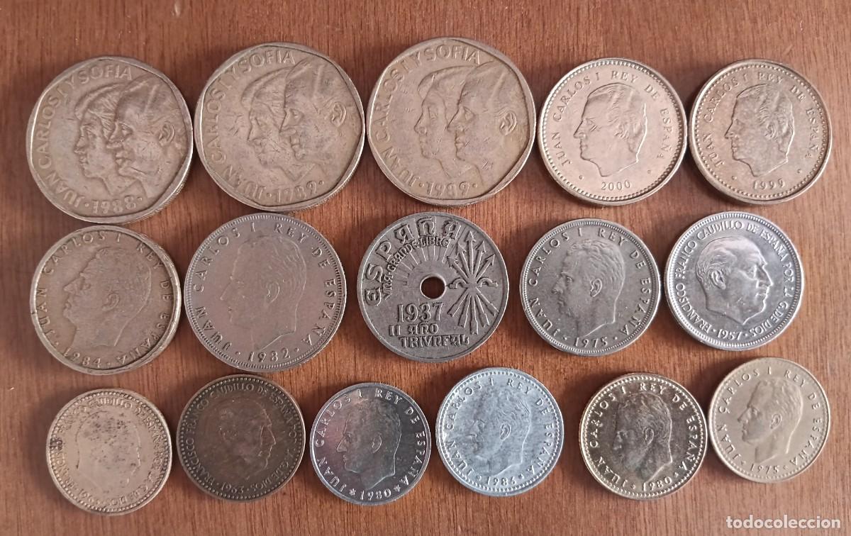 Monedas Juan Carlos I: Lote monedas espa&ntilde;olas - Foto 1