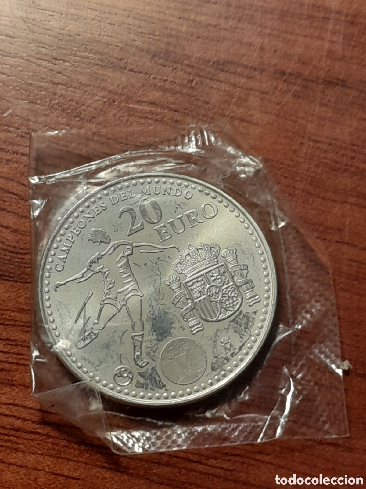 Coins Juan Carlos I: Espa&ntilde;a, 10 euros 2010, campeones del mundo, moneda plata