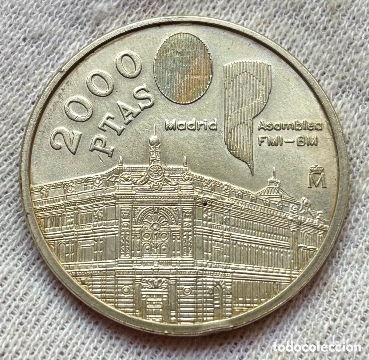 Monedas Juan Carlos I: Moneda PLATA 2000 Pesetas 1994. Juan Carlos I
