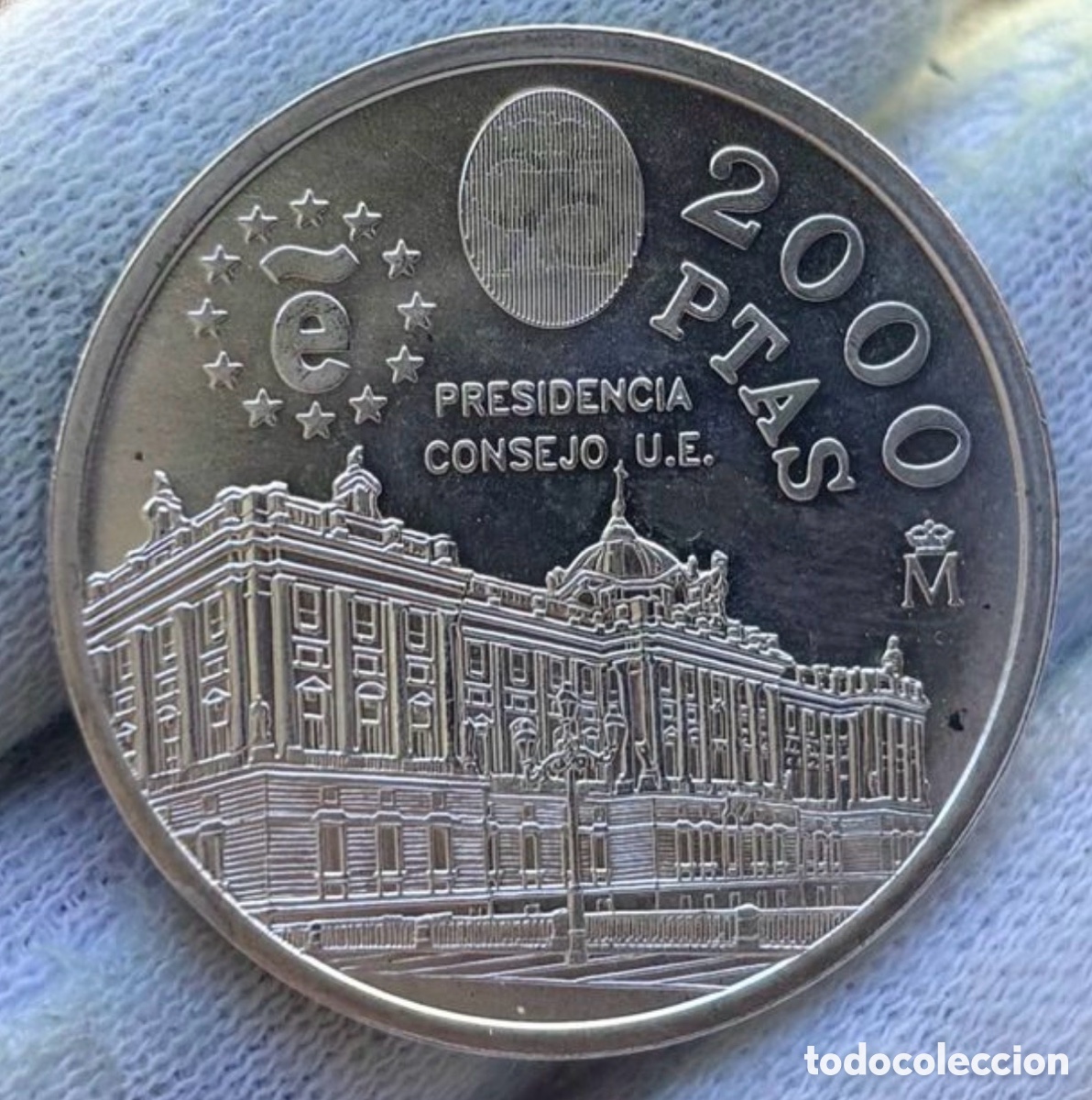 Moedas Juan Carlos I: Moneda PLATA 2000 Pesetas 1995. Juan Carlos I