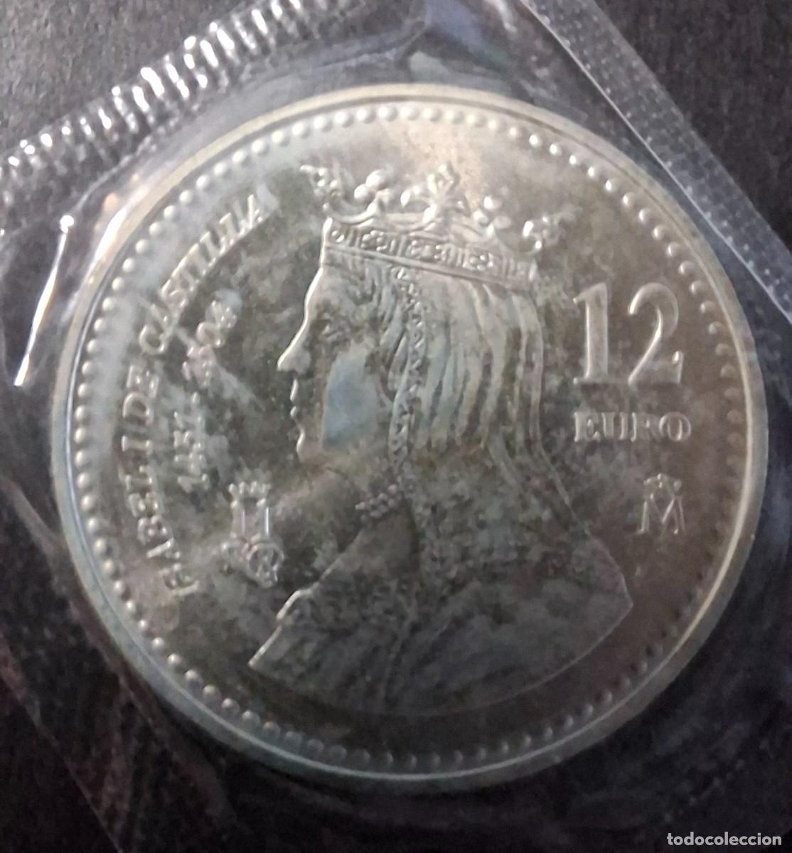 Monedas Juan Carlos I: ESPA&Ntilde;A 2004 12 Euros PLATA (Isabel I de Castilla) ENVASE ORIGINAL KM 1067 SC