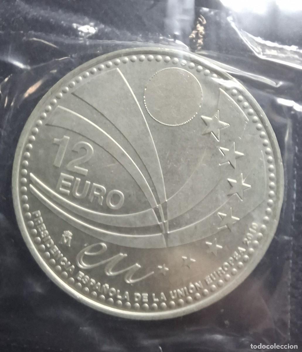 Monedas Juan Carlos I: ESPA&Ntilde;A 2010 12 Euros PLATA (Presidencia espa&ntilde;ola de la Uni&oacute;n Europea) ENVASE ORIGINAL KM 1172 SC