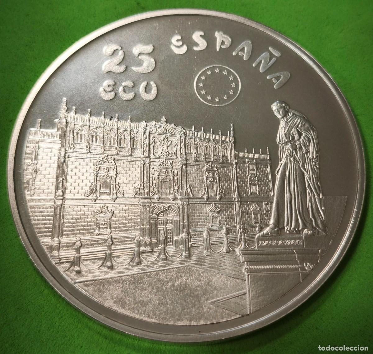 Monedas Juan Carlos I: ESPA&Ntilde;A. A&Ntilde;O 1994. 25 ECU PLATA (925) &rdquo;BATALLA DE LEPANTO&rdquo;. PESO 168,75 GR