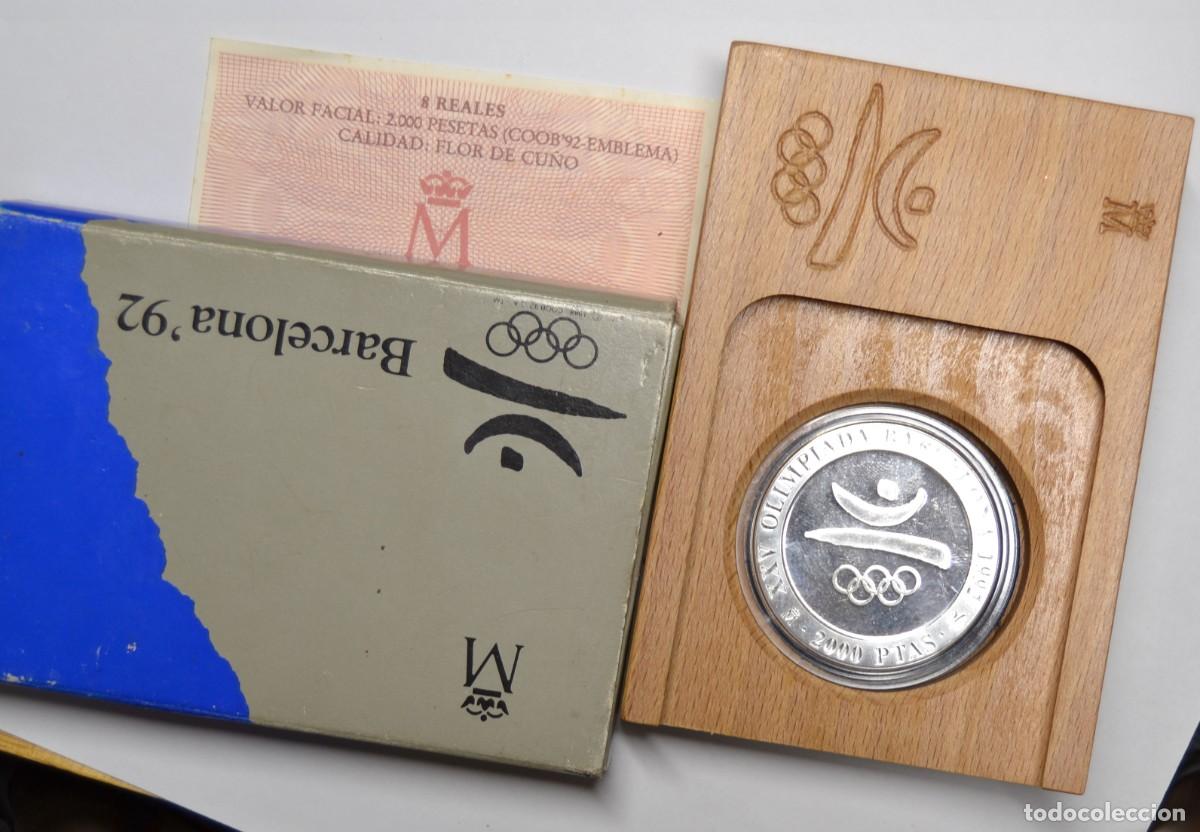 Monedas Juan Carlos I: ESPA&Ntilde;A - 2000 PESETAS 1990 - JJOO 1992 - EMBLEMA - 5755