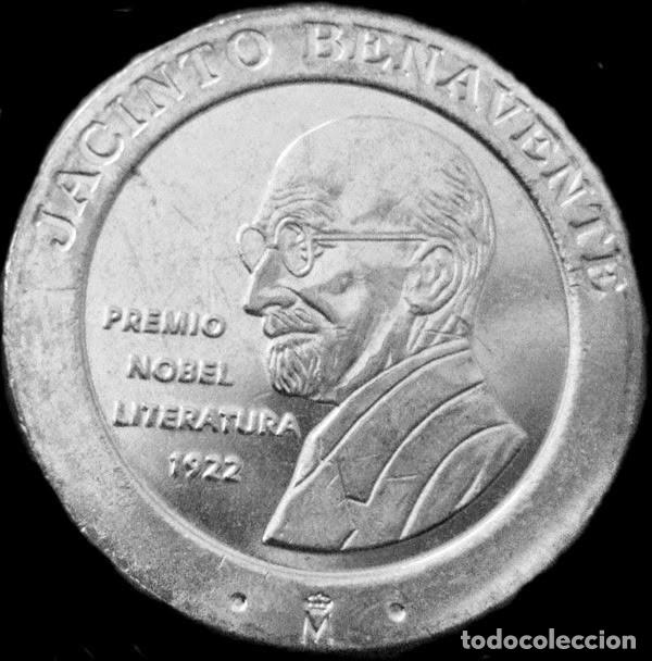 Monedas Juan Carlos I: Espa&ntilde;a, 200 Pesetas 1997 &rdquo;Literatura: Jacinto Benavente&rdquo;./ Sin Circular, de cartucho original.