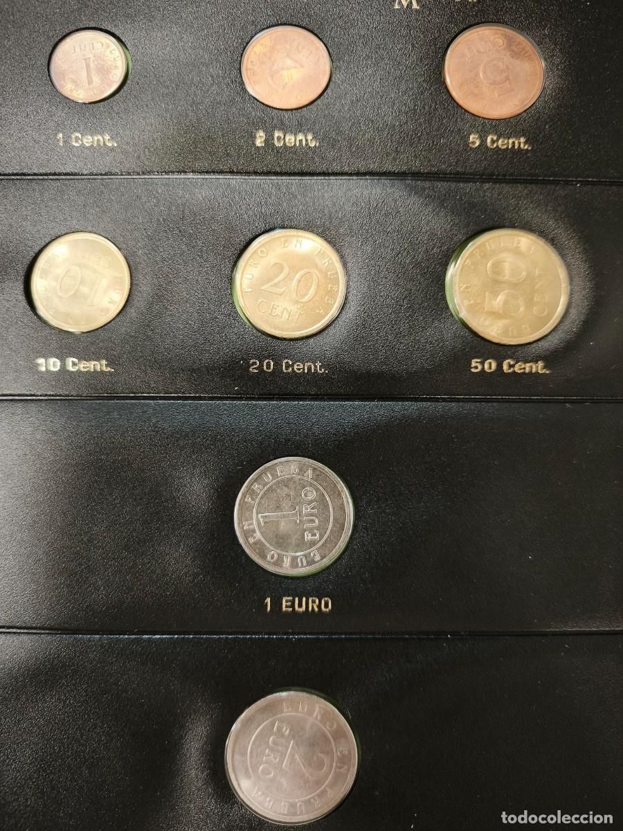Monedas Juan Carlos I: ESPA&Ntilde;A. EURO EN PRUEBA. SERIE DE 8 MONEDAS, DESDE 1 CT HASTA 2 EUROS.
