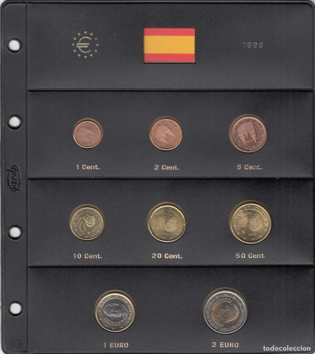 Monedas Juan Carlos I: JUAN CARLOS I: MONEDAS EURO 1999 SIN CIRCULAR