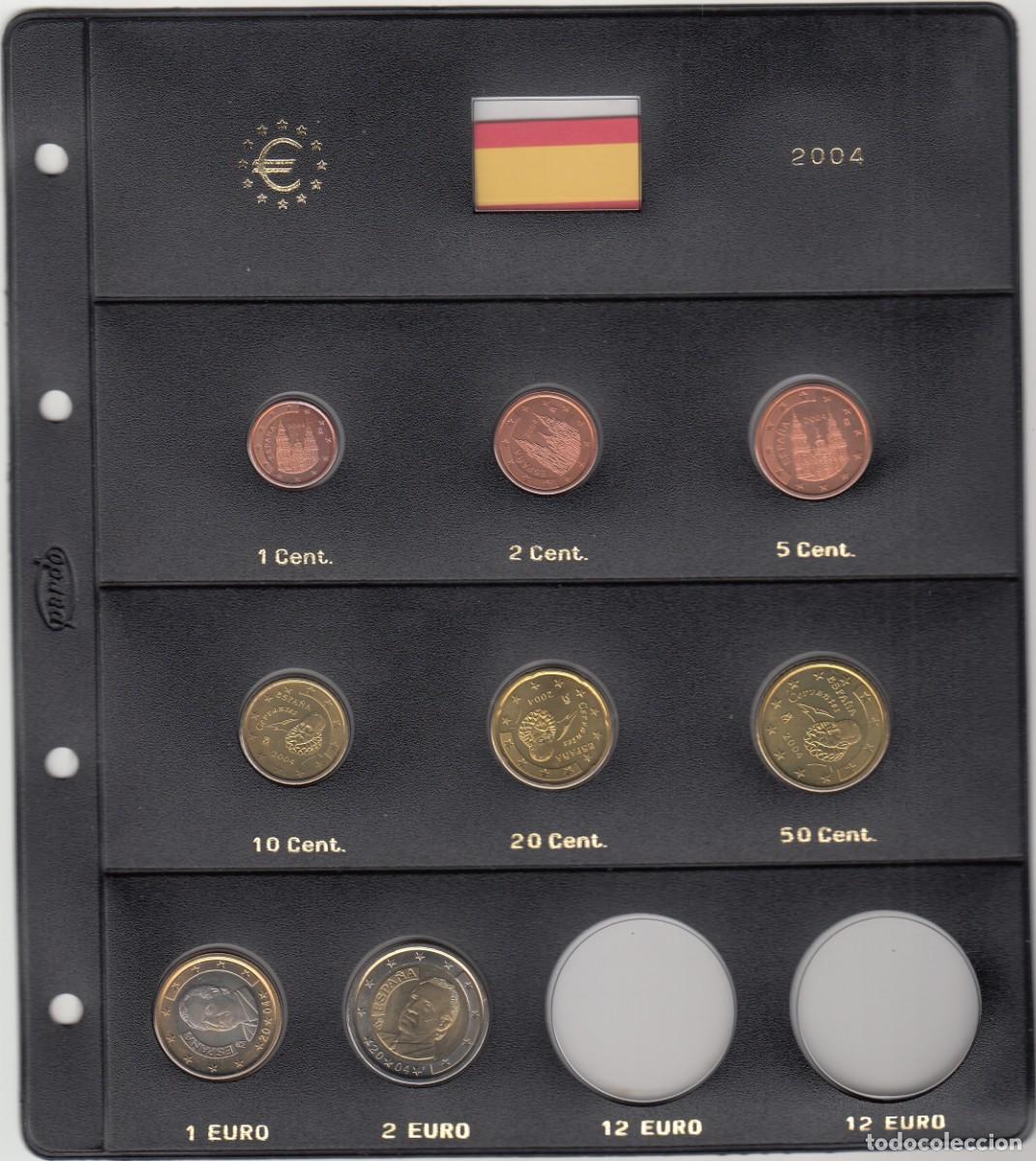 Monedas Juan Carlos I: JUAN CARLOS I: MONEDAS EURO 2004 SIN CIRCULAR