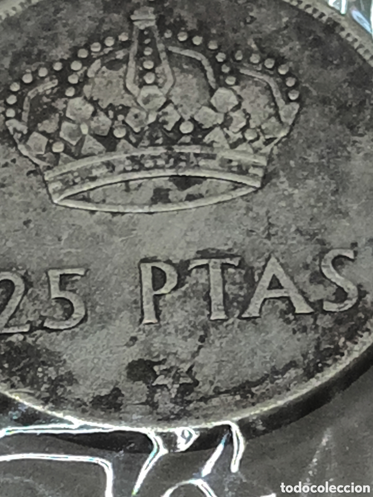 Monedas Juan Carlos I: 25 PESETAS DEL REY 1975