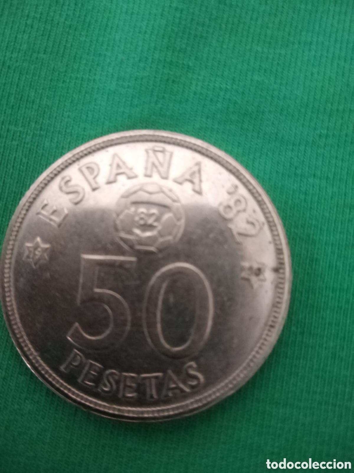 Monedas Juan Carlos I: Moneda espa&ntilde;ola de 50 ptas. Sin circular, en plata