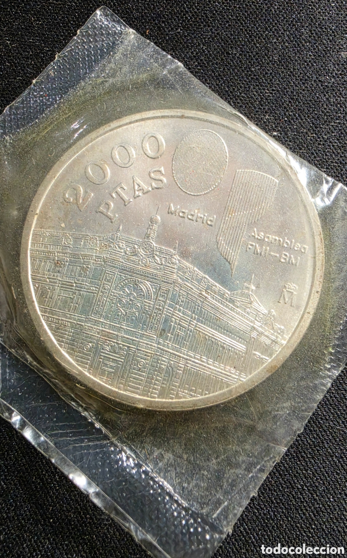 Monedas Juan Carlos I: 2000 pesetas 1994 Juan Carlos I &ndash; Asamblea FMI-BM Madrid &ndash; Plata 925