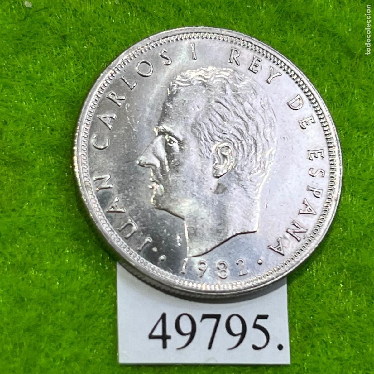 Monedas Juan Carlos I: Espa&ntilde;a 5 pesetas 1982, Juan Carlos I, 1⁰