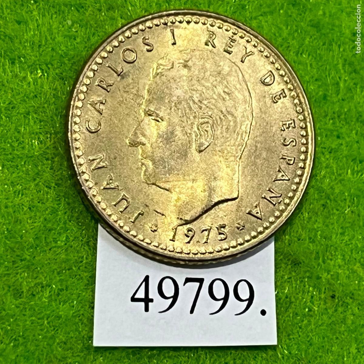Monedas Juan Carlos I: Espa&ntilde;a 1 peseta 1975 76, Juan Carlos I, 1⁰