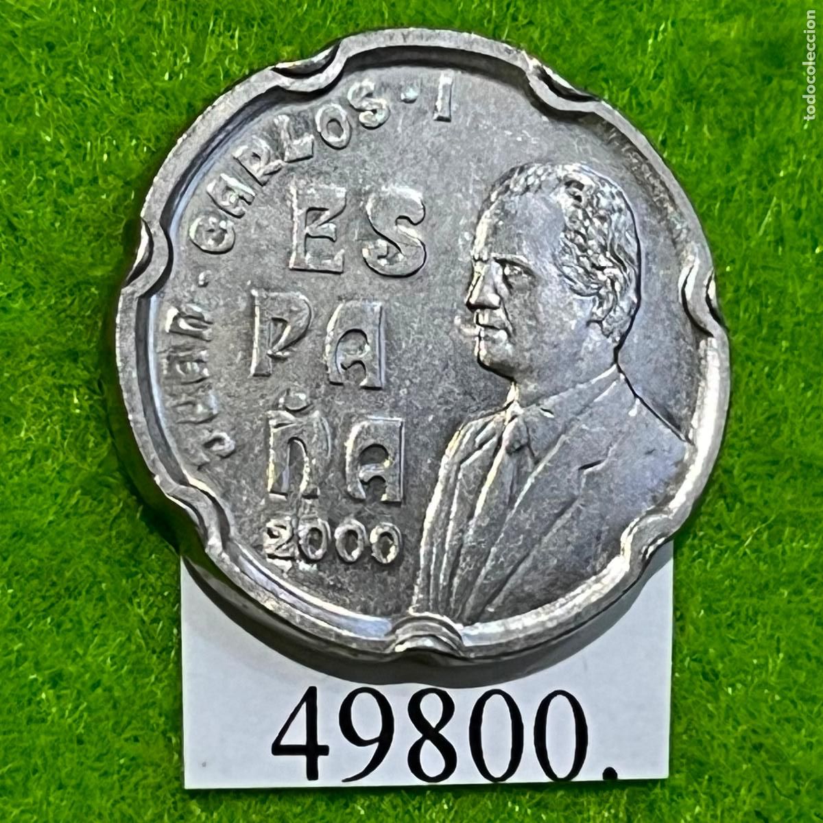 Monedas Juan Carlos I: Espa&ntilde;a 50 pesetas 2000, Juan Carlos I, 1⁰