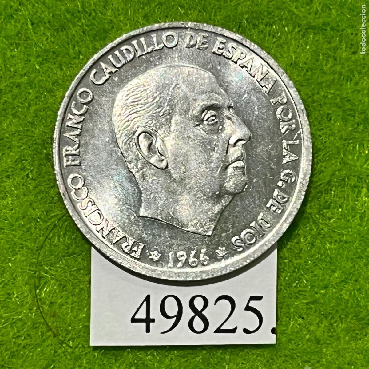 Monedas Juan Carlos I: Espa&ntilde;a 50 c&eacute;ntimos 1966-71, Franco