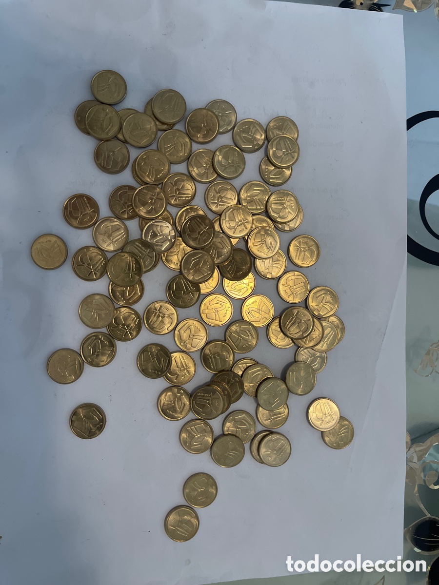 Monedas Juan Carlos I: 91 moneda de 5 pesetas sin circulaci&oacute;n en el mercado