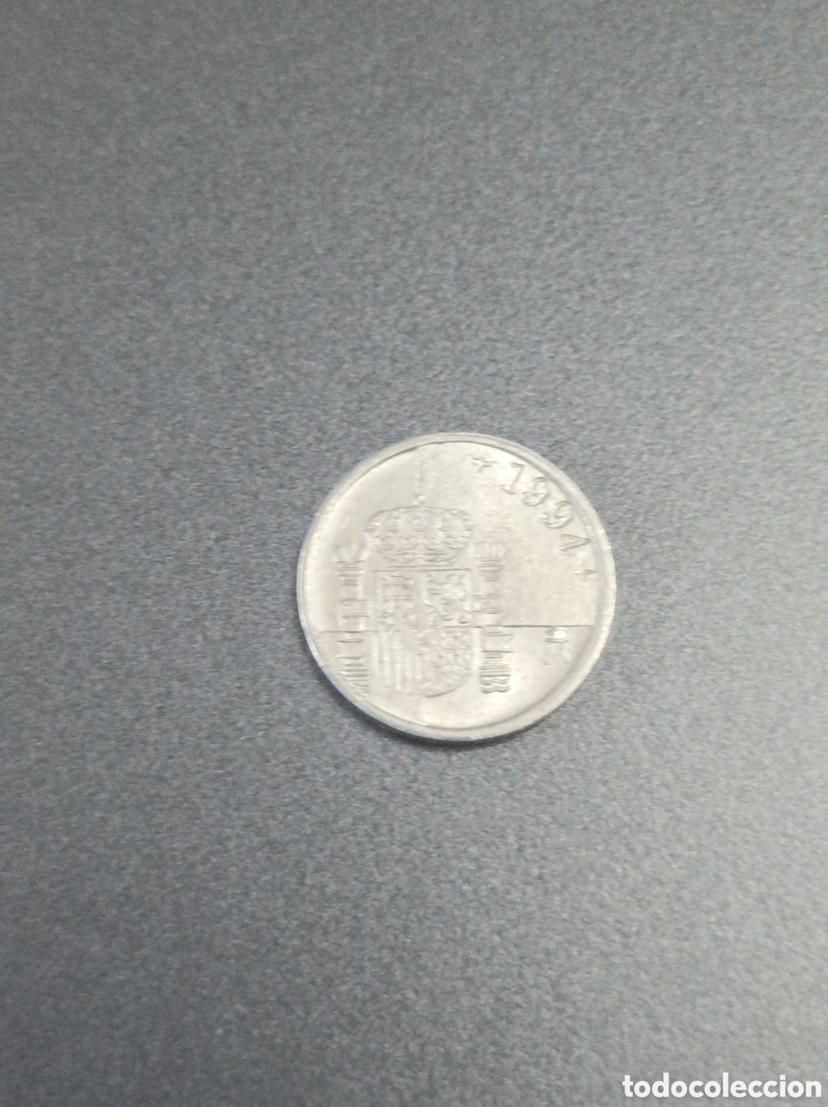 Monedas Juan Carlos I: 1 peseta de Espa&ntilde;a de 1994.aluminio
