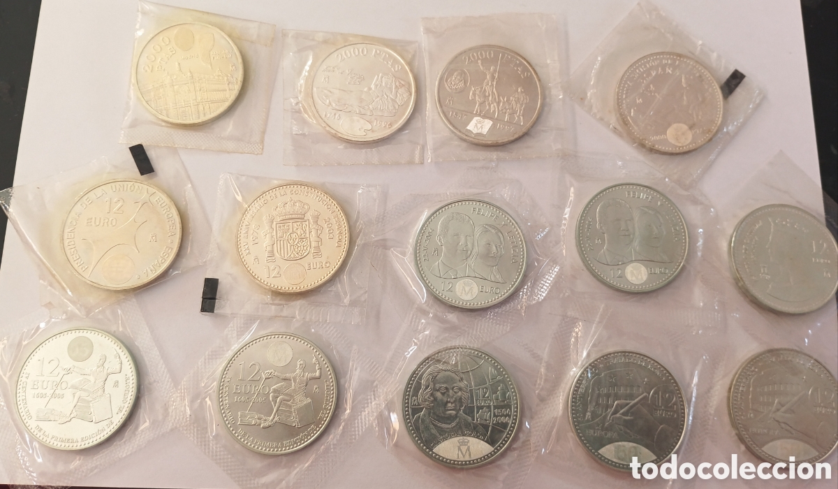 Monedas Juan Carlos I: Monedas de plata (12&euro;-2000ptas) - Foto 2