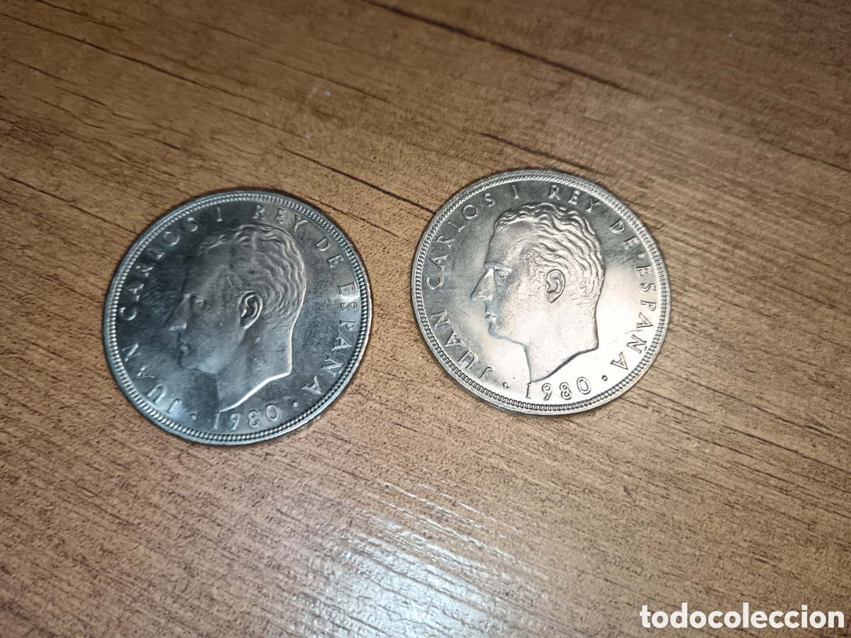 Monedas Juan Carlos I: 2 Monedas de 100 Pesetas de 1980