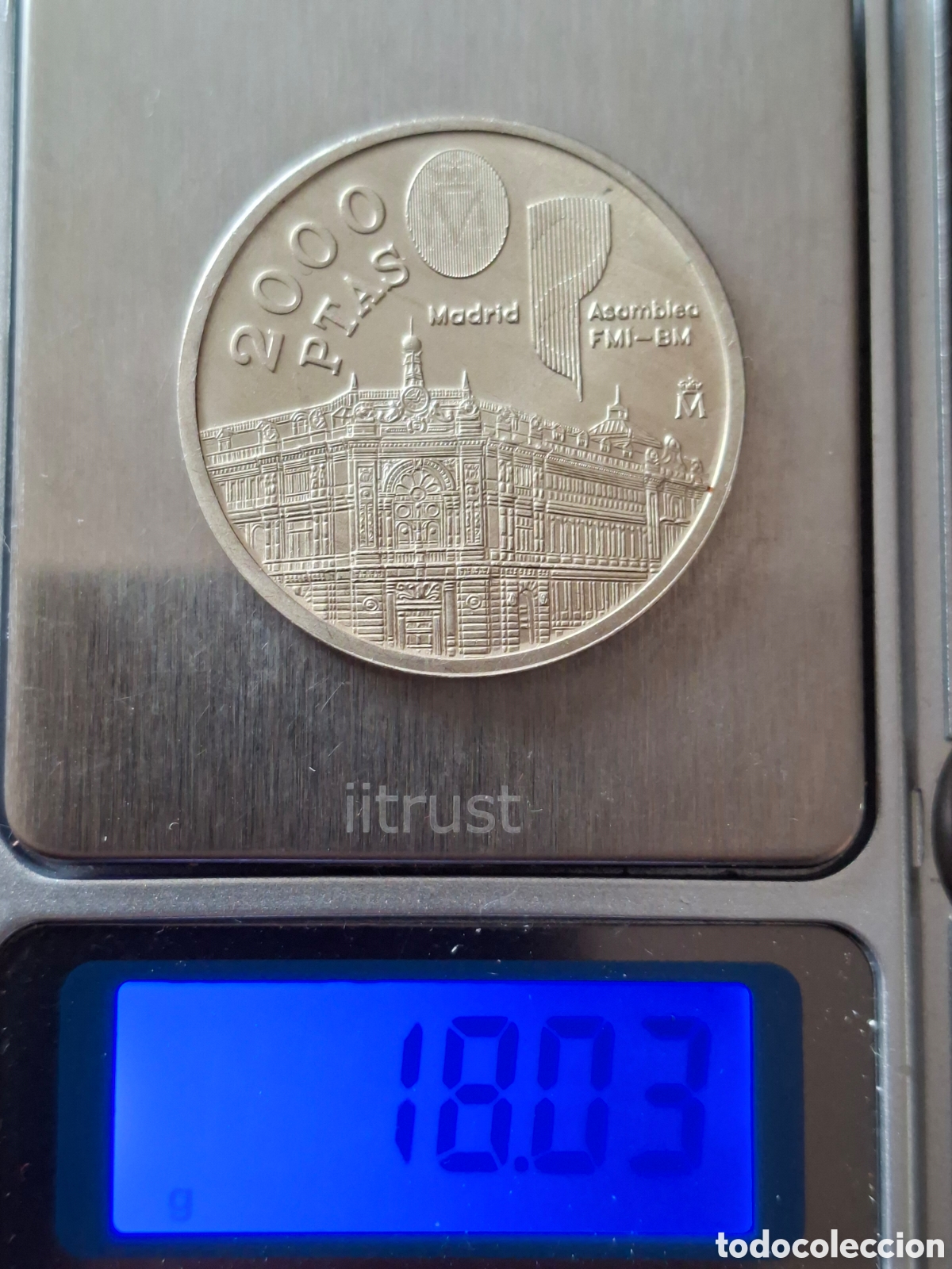 Monedas Juan Carlos I: ESPA&Ntilde;A 2000 PESETAS DE 1994 PLATA SIN CIRCULAR