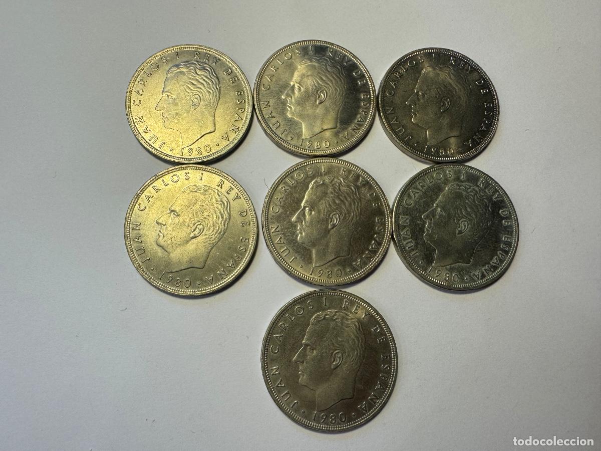 Monedas Juan Carlos I: LOTE MONEDAS 100 PESETAS REY JUAN CARLOS I 1980 / COMPRA MIN&Iacute;MA 5 &euro;