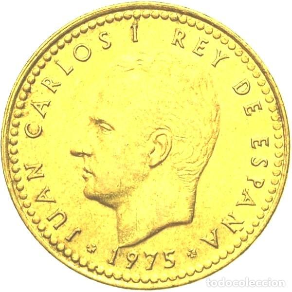 Monedas Juan Carlos I: 1 peseta de Juan Carlos i a&ntilde;o 1975 *76